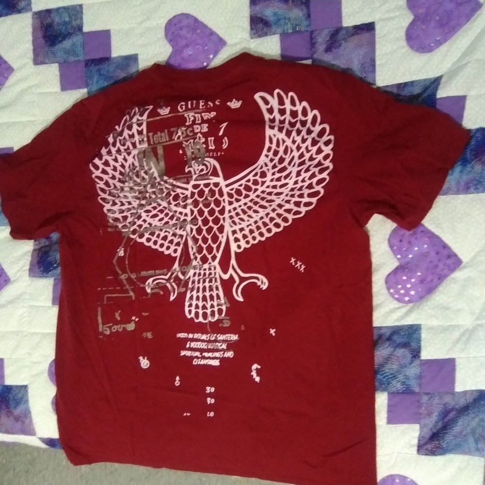 Men's red Guess T-shirt